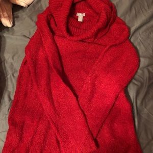 Red sweater never worn